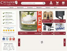 Tablet Screenshot of crusadergifts.co.uk